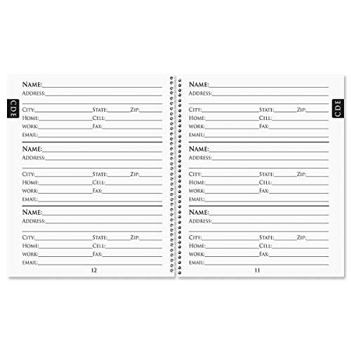 image for CURRENT Fresh Patterns Large Print Address Book, 56 Pages, Big 7 inch 