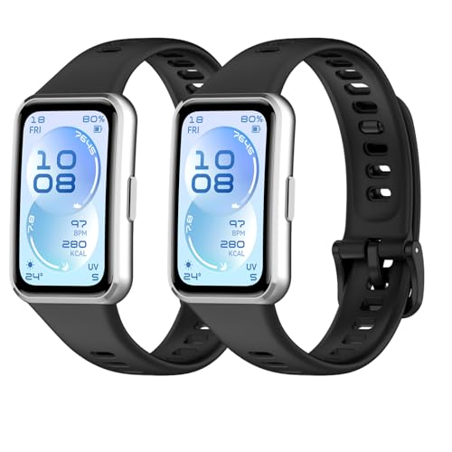 [DQQCQQ] (2 �p�b�N) �����o���hfor Huawei Band 11/11 Pro �t�@�[�E�F�C�o���h11 Pro/11 �����p�x���g�ƌ݊������菗�� �j�� �A�\�t�g�V���R�� �X�|�[�c�o���h ���������f�� Huawei Band 11 �V���R��