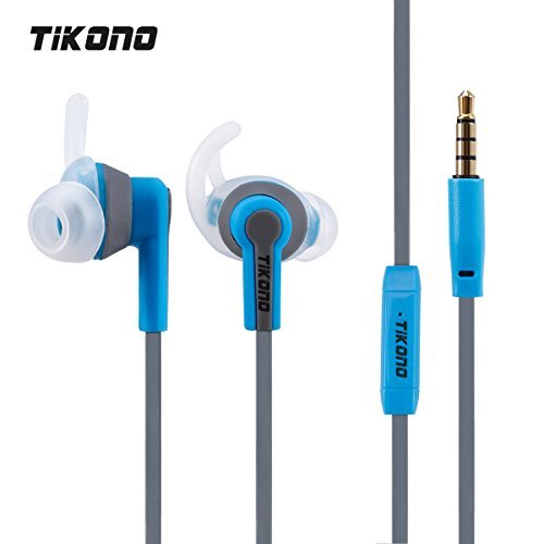 in Ear Headphone, Earbud Headphones with Mic, Sports Earphone, Wired Headset, Top Stereo Bass 3.5mm Jack Headset Including Storage Bag with Carabiner