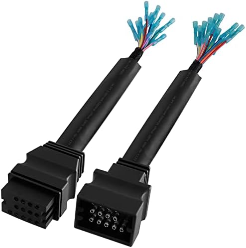 XMK Snow Plow Wiring Harness Repair Kit MSC04753 MSC04754 for Boss Snowplow Blade 13 Pin Connector