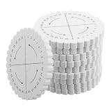 FRCOLOR Kit de 20 Discos Redondos 32 Agujeros 10X10 CM para Hacer Pulseras Amistad Herramienta de Trenzado Manual para Proyectos de Macramé Infantil