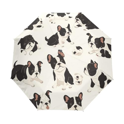 Parapluie coupe-vent pliable automatique pour rester au sec en voyage