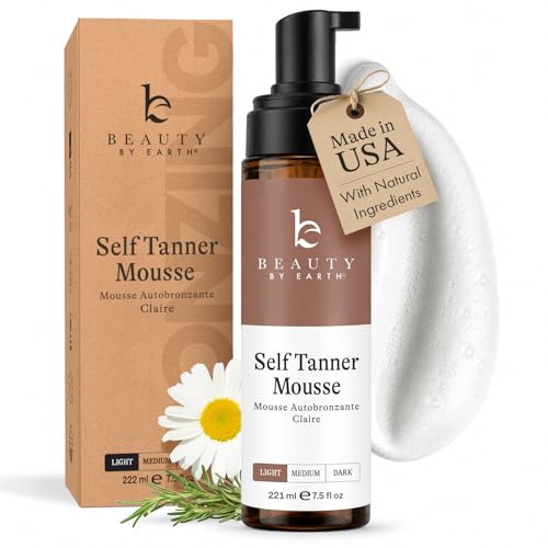 Self Tanner Mousse - USA Made with Natural & Organic...