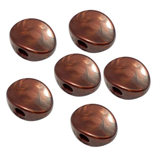 Image of VELURA 4x6pcs Guitar Tuning Pegs Tuners Machine Heads Replacement Knobs Coffee|6 Pieces Tuning Peg Buttons (Including Screws and |Tuning Pegs| Guitars & Basses |Musical Instruments & Gear