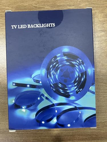 Daymeet Led Lights for TV, 3M TV Led Backlight Lights for 32-60 inch Monitor, USB Light Strip Behind Lighting, RGBIC with Remote, Music Sync Bluetooth APP Control