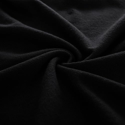 Pj Paul Jones Crewneck Sweater For Men Crew Neck Solid Color Sweatshirt Casual Wool Blend Pullover Sweaters Black thumb #5