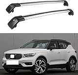Roof Rack Cross Bar Convient pour Volvo XC40 2017 2021 Roof Rack Roof Rails, Fixer Barre Toit Voiture Crossbar Porte Bagages Verrouillables