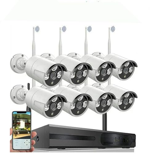 Kit Videosorveglianza Wireless Full Hd 4 Telecamere Wifi Remoto Ip 5G - Foto 3