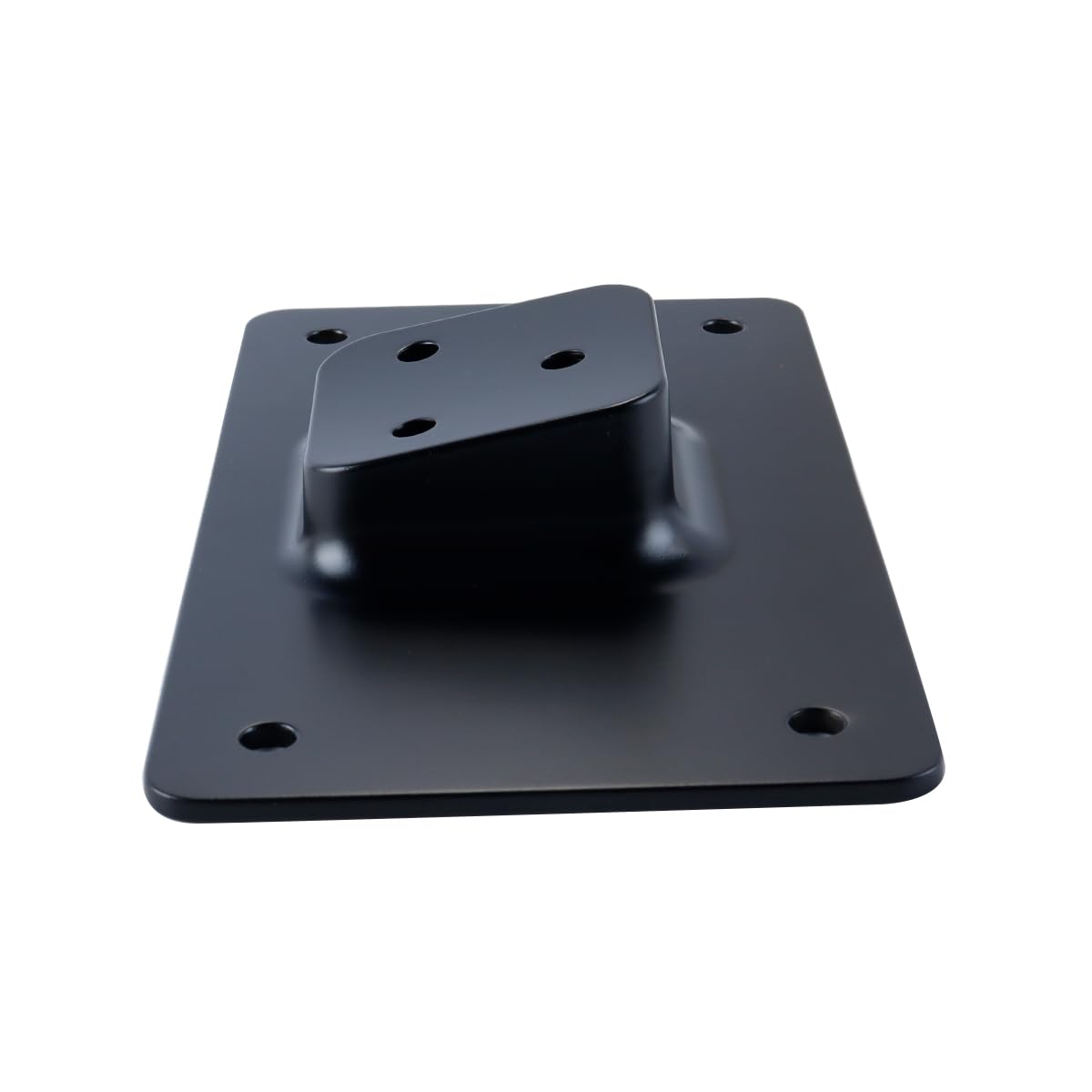 Supporto per Targa Pieghevole per Moto a 3 Fori per Modelli con bullone a 3 Fori 1973 Plus in Acciaio e Gomma Nera