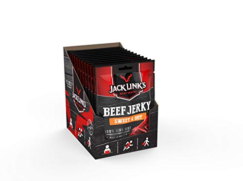  JACK LINKS Boîte de 12 Sachets Beef Jerky Swee...