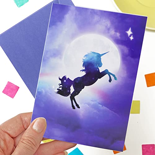 Poplovecard Magical Unicorn，3D Pop Up Cards Unicorn Birthday For All Occasion，Handmade Popup Greeting Cards With Envelope Note Card For Kid,Girl,Boy,Daughter,Granddaughter #TOP6