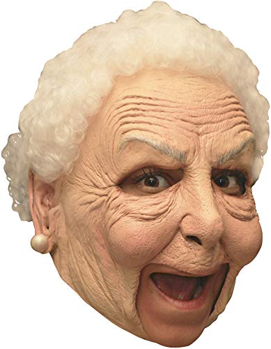 Ghoulish Productions Deluxe Latex Nanny Mask - Perfect for Halloween Costumes and Parties