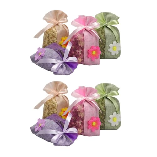 16 pcs pequeñas bolsas sachet con cordón para auto miniatura 1