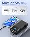 Icmilk Power Bank 60000 mAh Große kapazitäten, USB C 22.5W Schnellladung