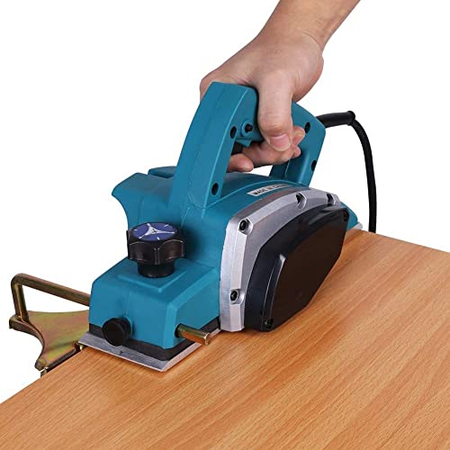 Image of Electric Hand Wood Planer, 16000rpm Speed Portable Wood Polishing Crafting Planer Universal Woodworking Power Tool for Furniture DIY 220V