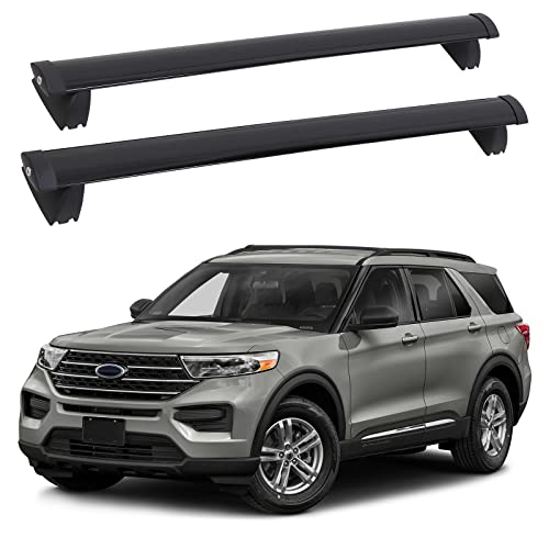 GARVEE Roof Rack Cross Bars, Roof Rails with Lock, Crossbar Compatible with 2011-2021 Jeep Grand Cherokee, for Rooftop Cargo Carrier, Luggage, Kayak,