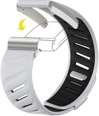 Fsavlroy Silicone Band for WHOOP 4.0 Band, Silicone Waterproof Soft Replacement Band, Compatible with Whoop 4.0 Silicone Heavy Duty Sport Strap