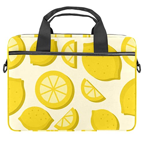 Sac ordinateur 13-14.5" antichoc à bandoulière, motif animaux et citrons