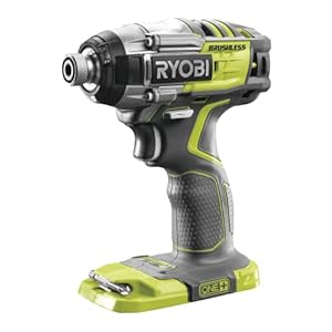Ryobi R18IDBL-0 18V ONE+ draadloze borstelloze slagschroevendraaier (alleen lichaam), 270 Nm – ¼” zeskant