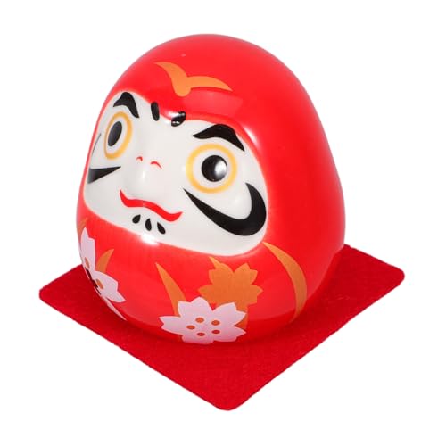 Figurines Japonaises Bodhidharma en Céramique pour Décoration Table
