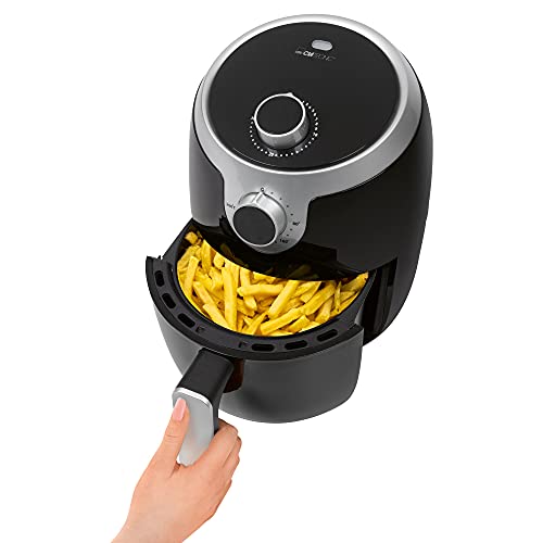 Clatronic Heißluftfritteuse mit 360° Air-Flow | Öl- und fettfreies Frittieren | Airfryer 80°C - 200°C | Heissluftfritteuse 2,5L | Air Fryer mit Abschaltautomatik & Überhitzungsschutz | FR 3816 H – Bild 3