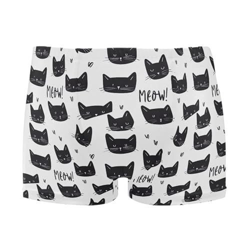 Cat Cute Animal Mens Swim Trunk Swimwear Bathing Suit Swim Brief Square Leg Board Short S B0403515 - Main Image