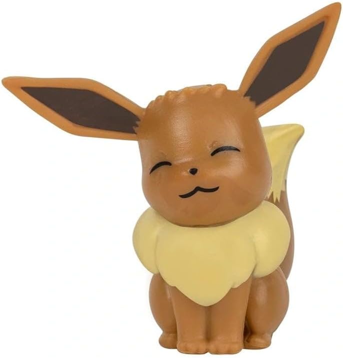 Pokemon Fighting Figure, 2 Pack 5 and 8cm Figure Toy Set Perrserker and Eevee