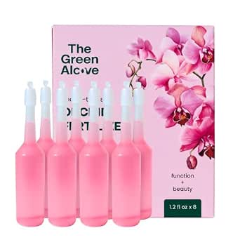 Liquid Orchid Fertilizer Spikes - Ready-to-Use Orchid Food for Blooming (8 Drip Feeders)