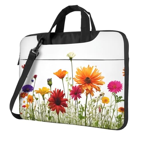 Protection ordinateur portable antichoc Iris sac fin fleurs et papillons