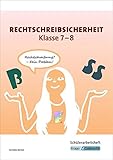 diktate klasse 7 das oder dass  Rechtschreibsicherheit Klasse 7 und 8: Schülerarbeitsheft, Trainingsbuch, Lernmittel