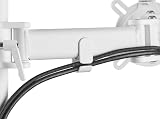 One For All DM2220 Uniwersalny uchwyt do monitora Smart Dual monitor arm 100 x 100 biały