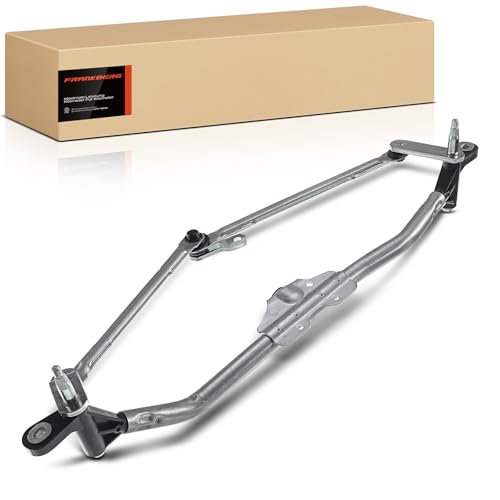 Frankberg 1x Windshield Wiper Linkage without Motor Front Left Right Compatible with Fabia II 542 1.2L-1.9L 2006-2014 Room.ster 5J 1.2L-1.9L 2006-2015 R.o.o.m.s.t.e.r Praktik 5J Replace# 5J1955605B