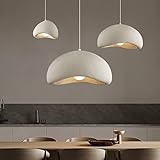 OTTOSON Scandinavian Pendant Lighting Modern Minimalist Dining Room Light Fixture Ceiling White Conc