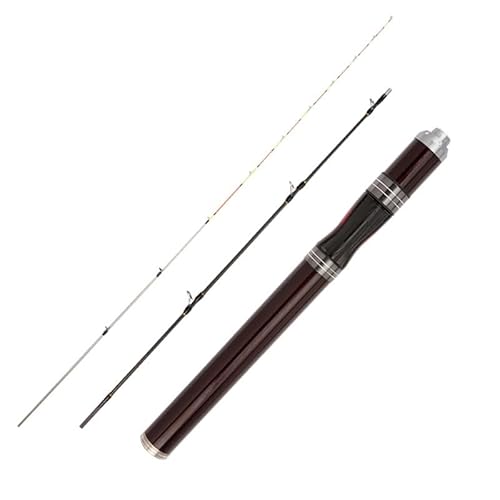 RTFJVXVZ Outdoor Leisure Portable Fishing Rod Three Section Sliding Gear