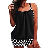 Bikini Mujer Push Up Top Sexy Ajustable Bikini Brasileño Piscina Traje De Baño Elegante Tankini De Baño con Sujetador Arena Bañadores Playeros Conjunto 2 Piezas Push-Up Bikini Deportivo