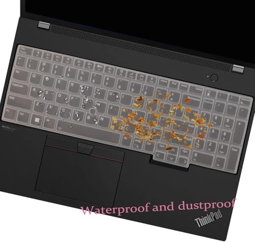 Image of RAYA Silicone Keyboard Cover for Lenovo Thinkpad E16 Thinkpad L16 Thinkpad T16 (Gen2 /Gen3) Thinkpad P16 (Gen2 /Gen3) Keyboard Protector (Transparent)