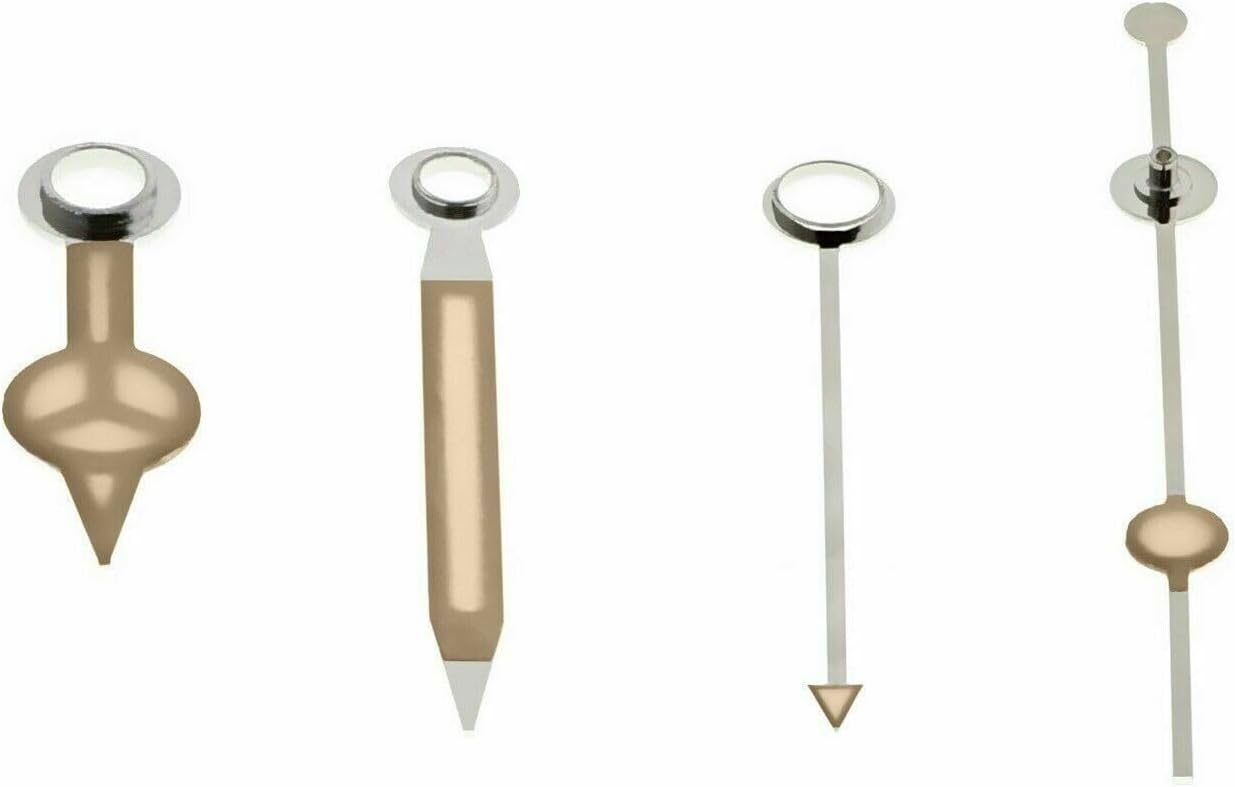 Ewatchparts Watch Hand Aged Compatible With Vintage 2824,2836-2,2892-2,2892A, 2893-2 GMT Hole 180 Silver