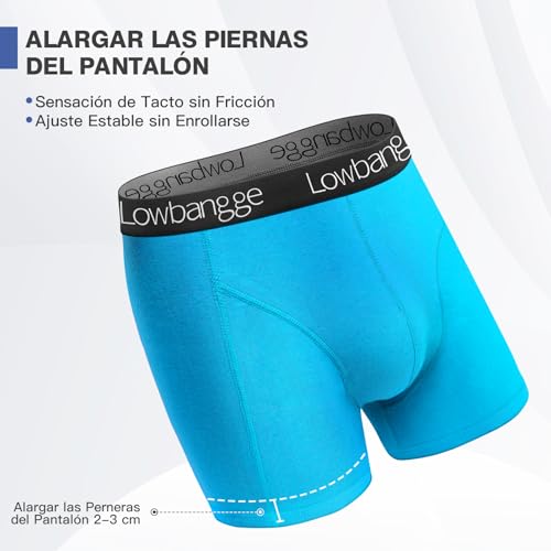 Calzoncillos bóxer hombre de algodón con corte anti-roce y ajuste cómodo 2