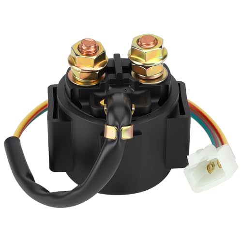 Cnornus Relais de Solénoïde de Démarreur pour KYMCO Mxer 50 125 150 2003-2013 MXU 50 150 250 300 400 2005-2018 4-Stroke GY6 Engine 50cc 150cc 200cc 250cc...