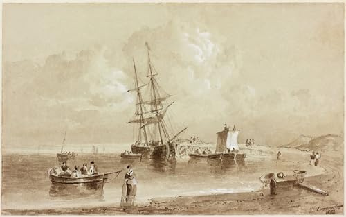 Poster d'art mural Budle Bay Northumberland grand format pour salon et chambre