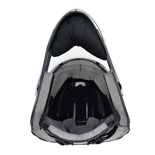 Jadekylin Baseball Catchers Helmet Matte (Black,Small)