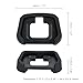 JJC Camera Eyecup Eyepiece Viewfinder for Nikon Z7 II, Z7, Z6 III, Z6 II - Soft Silicone Extended Design - 2 Pack