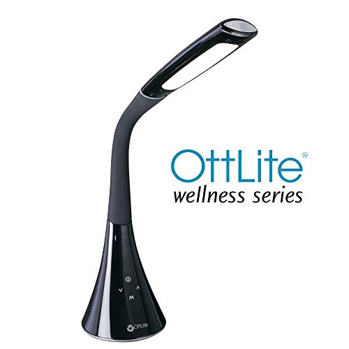 Ottlite Swerve Led Desk Lamp With 3 Color Modes & Usb Port – Long-Lasting Clearsun Led Light, Flexible Neck, Touch Activated Controls, For Work, Crafting, Reading, Nightstand #TOP6