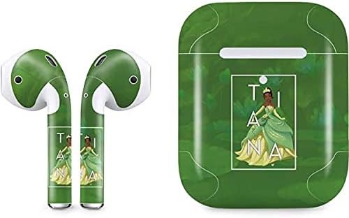 Skinit Decal Audio Skin Compatible with Apple AirPods 2 - Officially Licensed Disney Princess Tiana Art Design