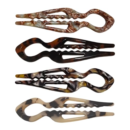 Épingles à cheveux pour coiffure rétro : barrettes en U pour chignon et tresse de femme