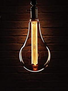 Auraglow Mysa LED Light Bulb  Vintage Retro Rustic Edison Style Decorative Energy Efficient Filament E27 Screw S165 Globe Shape XXL