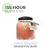 A Cheerful Giver - Juicy Peach Papa Scented Glass Jar Candle (34oz) with Lid & True to Life Fragrance Made in USA