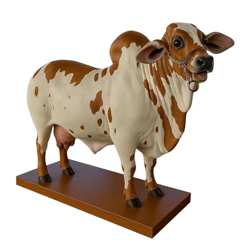 Imagen de Dispensador de licor de toro de 2L hecho a mano con base de madera