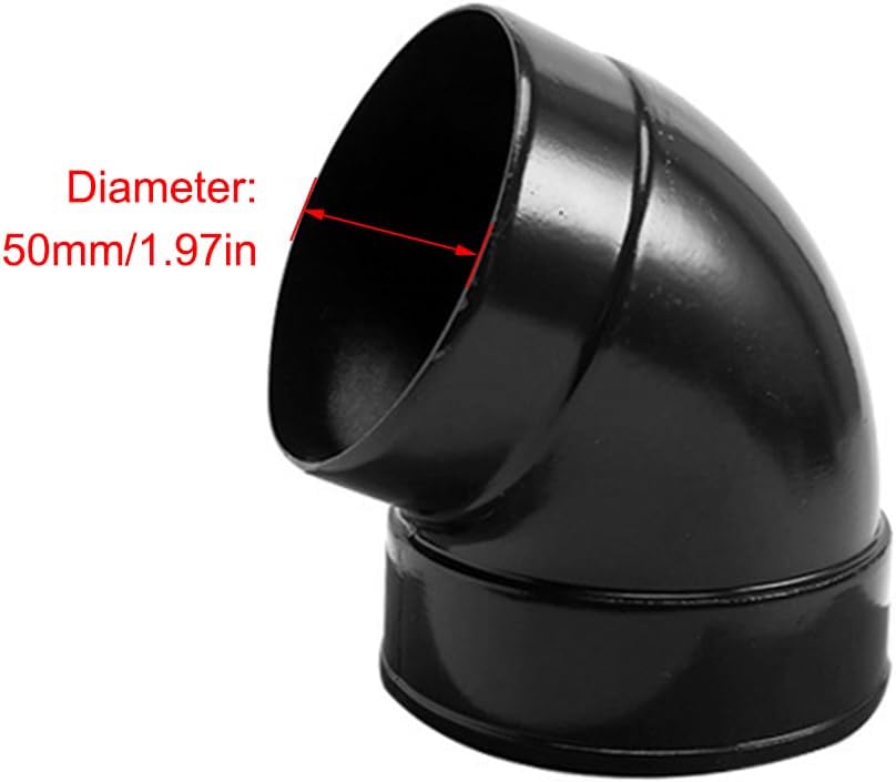 TopHomer Gutter Downspout Elbow-Rain Gutter Downspout Extension Connection For Roof Gutters, Connecting Wall Grains, gutter Downpipes, Patio Drains - 65/90° 1.97"x3.5"-90° Rectangular Side Bend