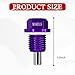 Hirificing M14×1.5 Car Magnetic Oil Drain Plug Removal Tool, Aluminum Alloy Oil Pan Sump Drain Nut Bolt Screw Repair Kit for Most Ford, GM, Hyundai, KIA and Accord, Civic, Pilot, Odyssey (Purple)